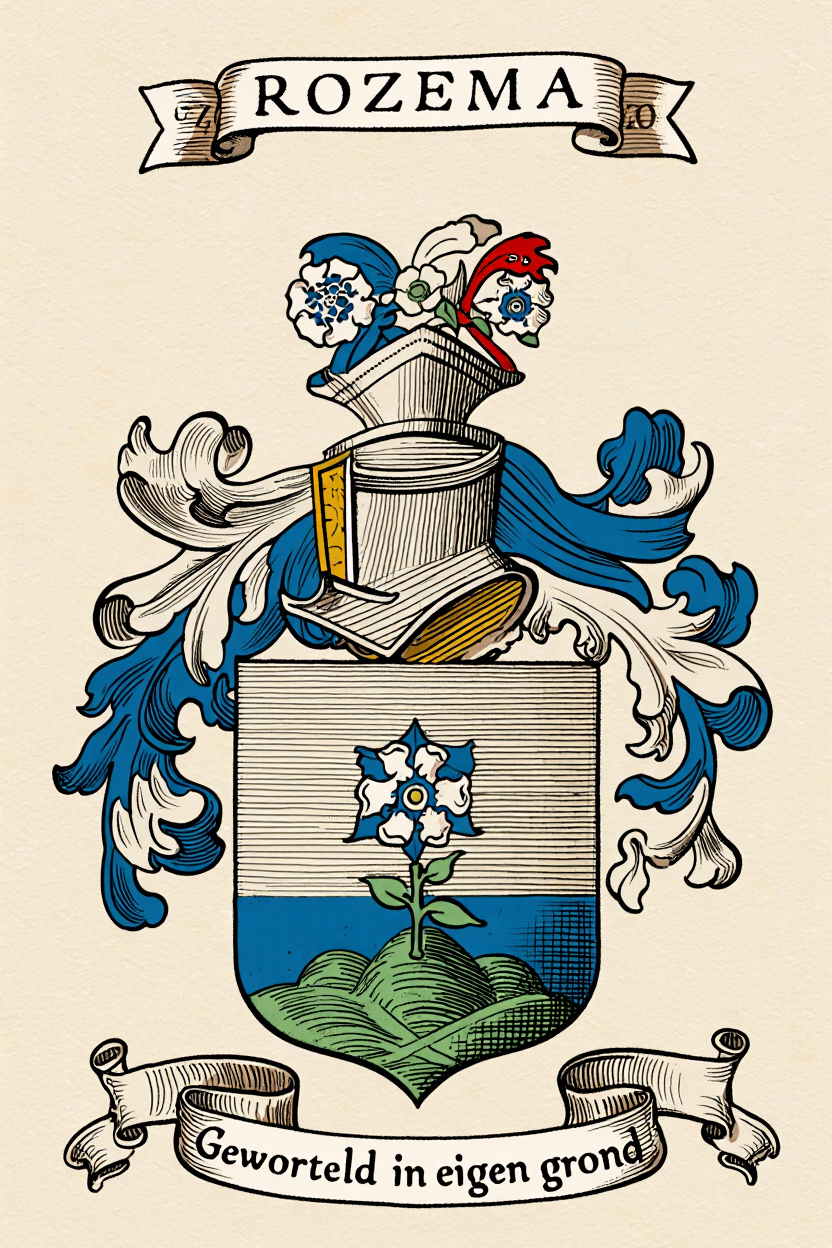 Familiewapen van de achternaam ROZEMA