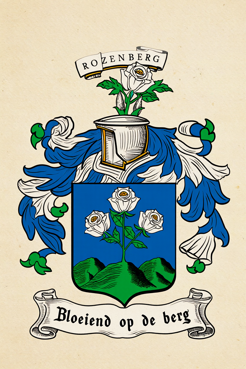 Familiewapen van de achternaam ROZENBERG