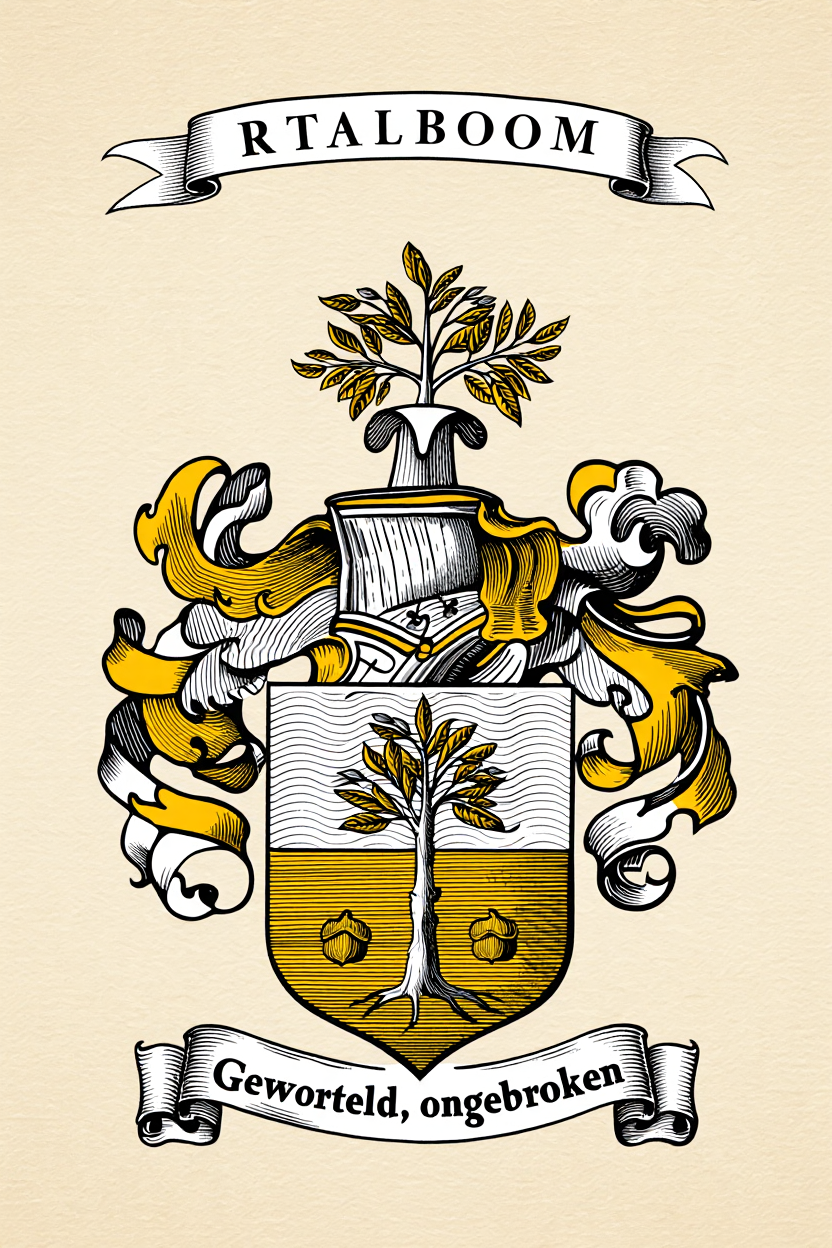 Familiewapen van de achternaam RTALBOOM (vergrendeld)