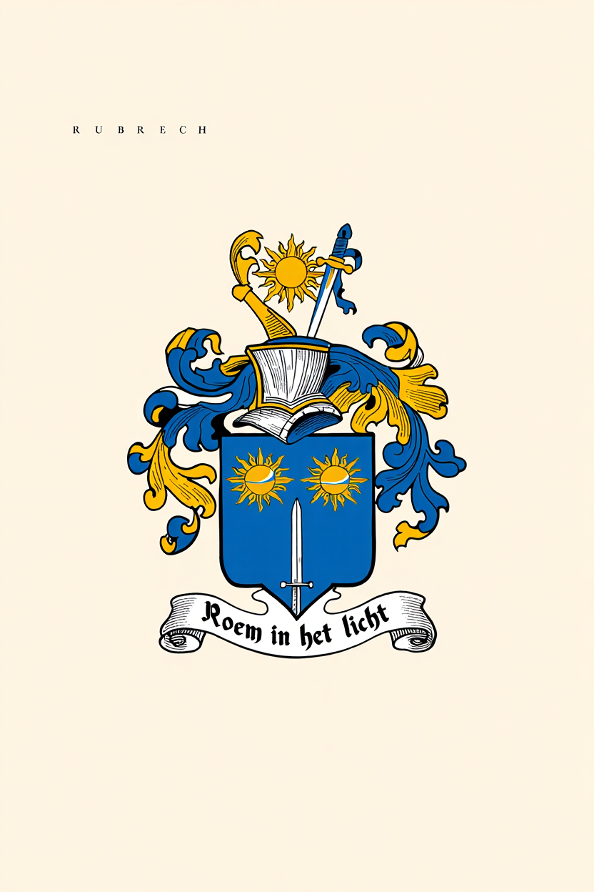 Familiewapen van de achternaam RUBRECH