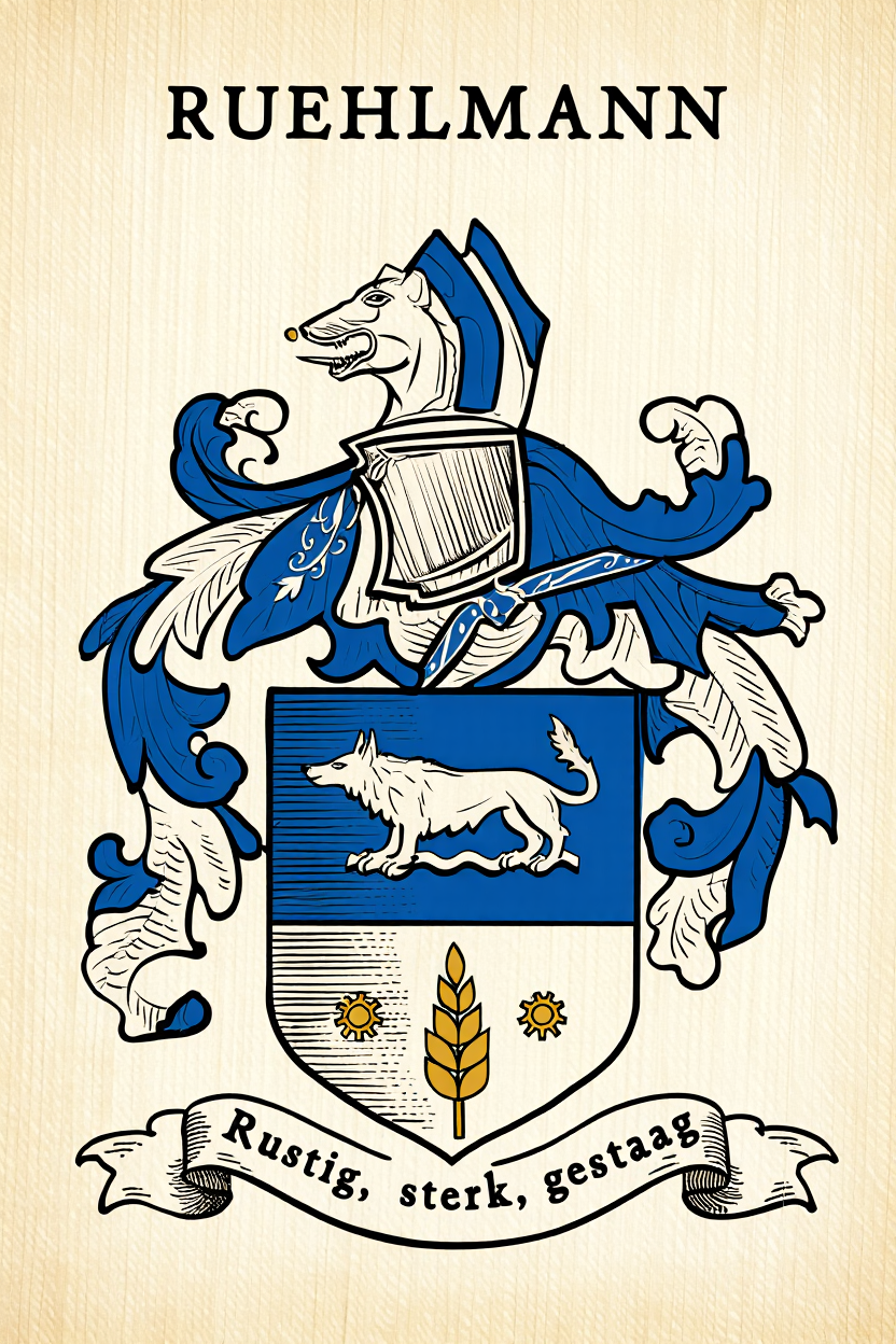 Familiewapen van de achternaam RUEHLMANN