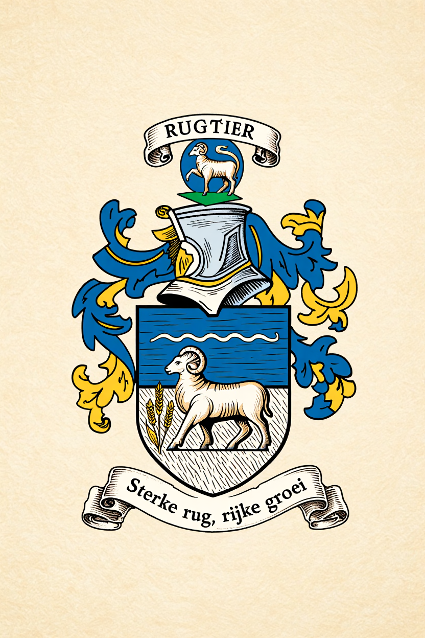 Familiewapen van de achternaam RUGTIER