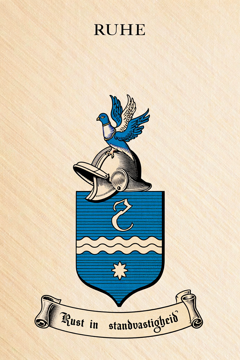 Familiewapen van de achternaam RUHE