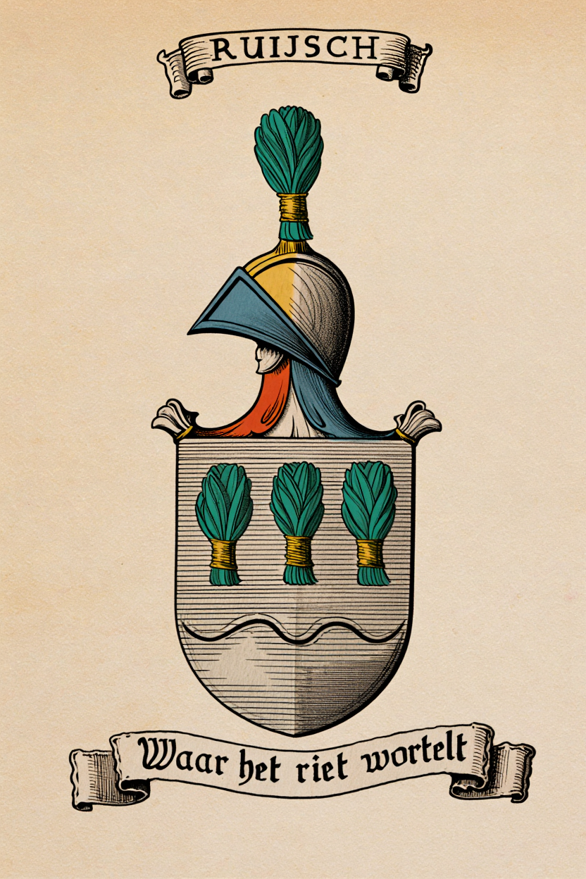 Familiewapen van de achternaam RUIJSCH