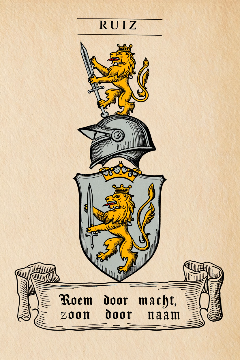 Familiewapen van de achternaam RUIZ