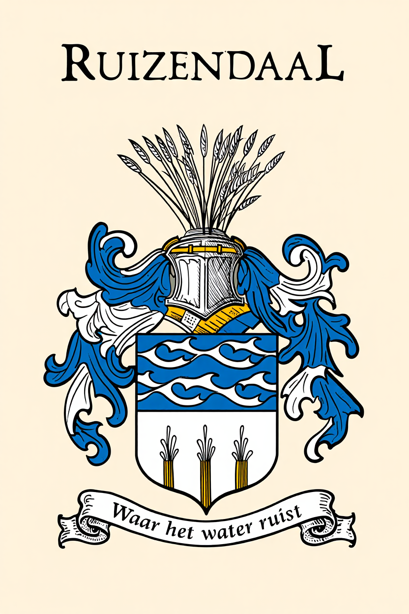Familiewapen van de achternaam RUIZENDAAL
