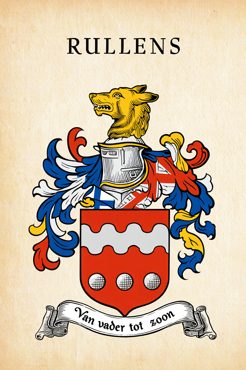 Familiewapen van de achternaam RULLENS
