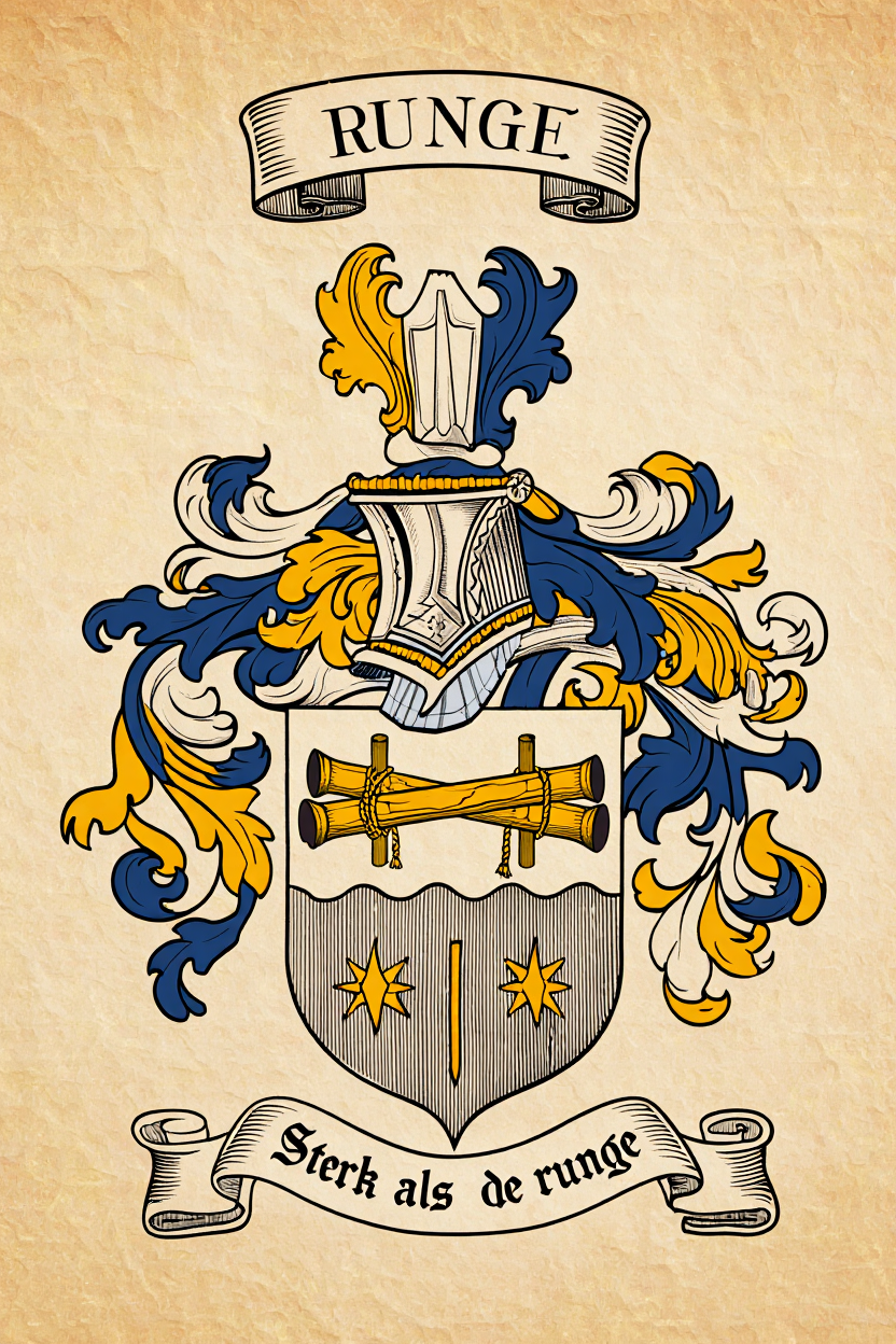 Familiewapen van de achternaam RUNGE