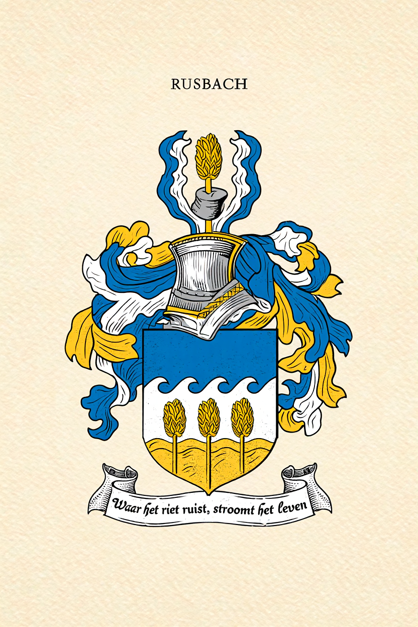 Familiewapen van de achternaam RUSBACH
