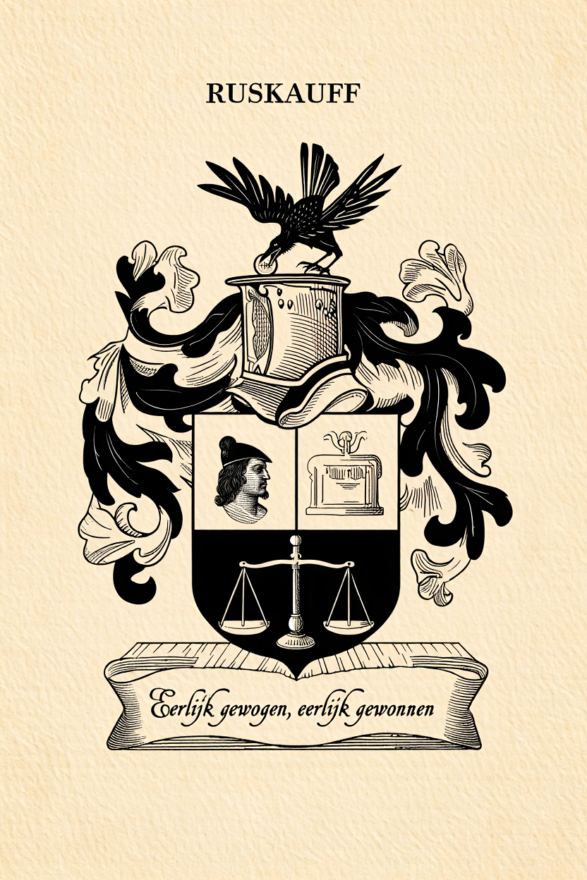 Familiewapen van de achternaam RUSKAUFF