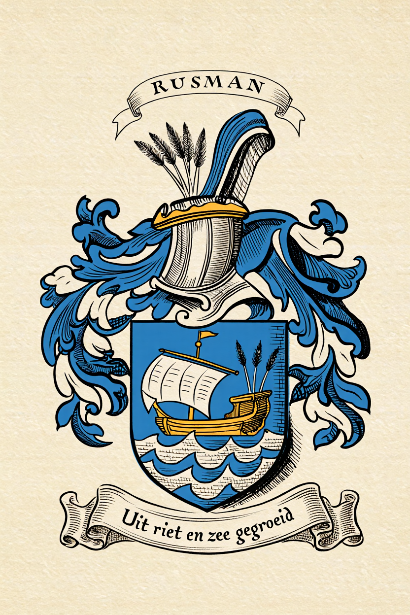 Familiewapen van de achternaam RUSMAN