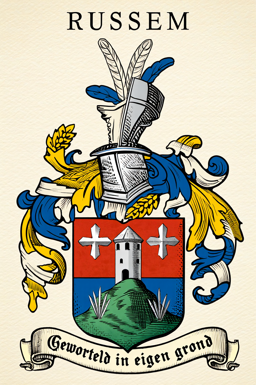 Familiewapen van de achternaam RUSSEM