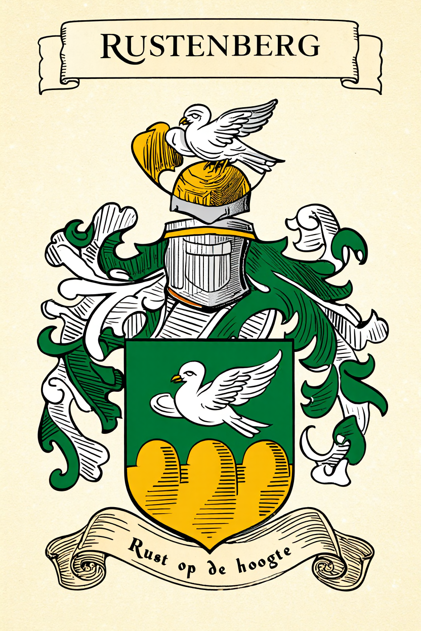 Familiewapen van de achternaam RUSTENBERG