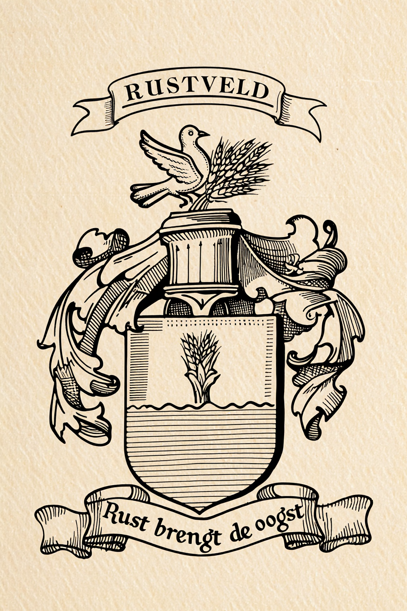 Familiewapen van de achternaam RUSTVELD