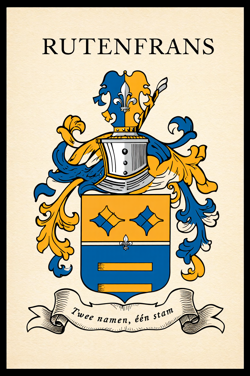Familiewapen van de achternaam RUTENFRANS