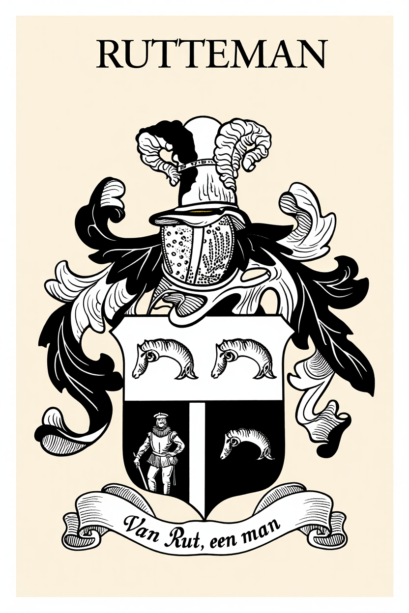 Familiewapen van de achternaam RUTTEMAN