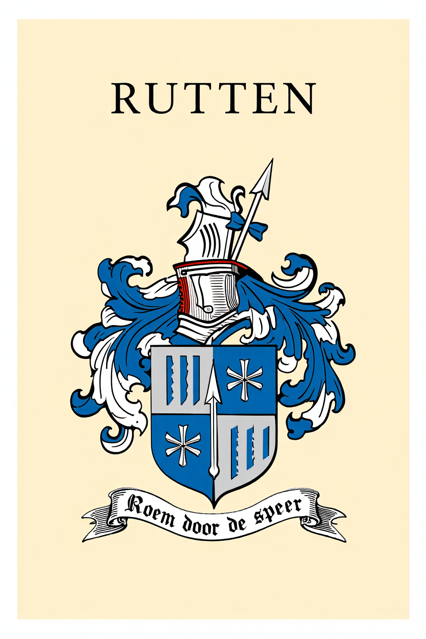 Familiewapen van de achternaam RUTTEN
