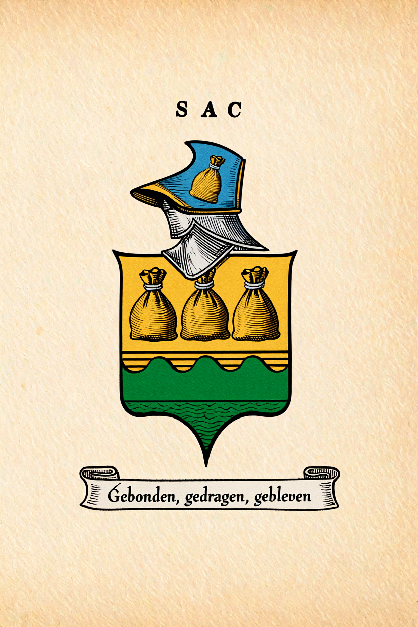 Familiewapen van de achternaam SAC (vergrendeld)
