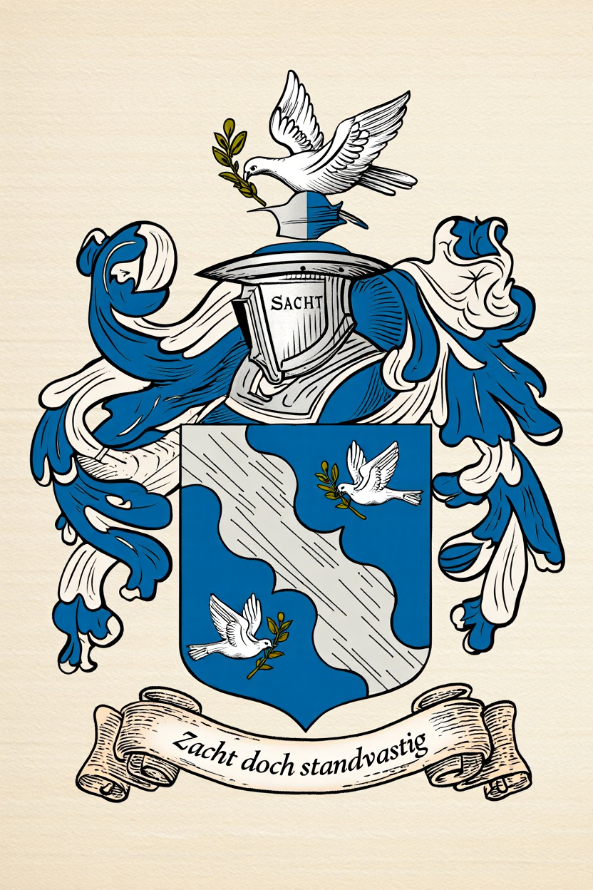 Familiewapen van de achternaam SACHT
