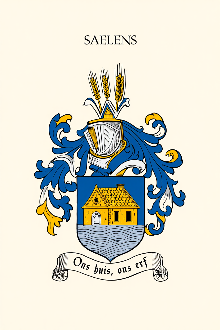 Familiewapen van de achternaam SAELENS