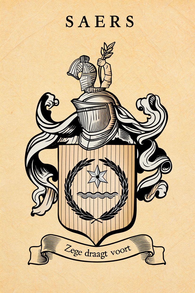 Familiewapen van de achternaam SAERS