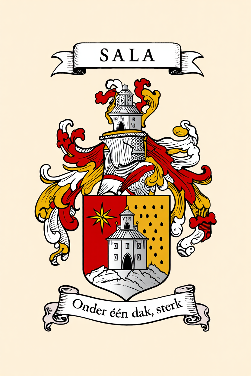 Familiewapen van de achternaam SALA