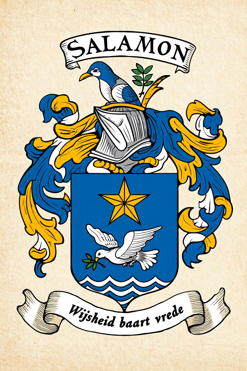 Familiewapen van de achternaam SALAMON