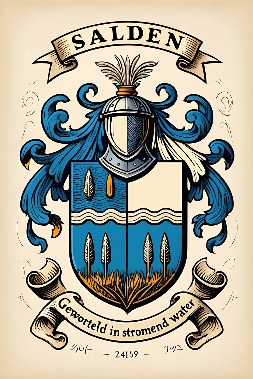 Familiewapen van de achternaam SALDEN