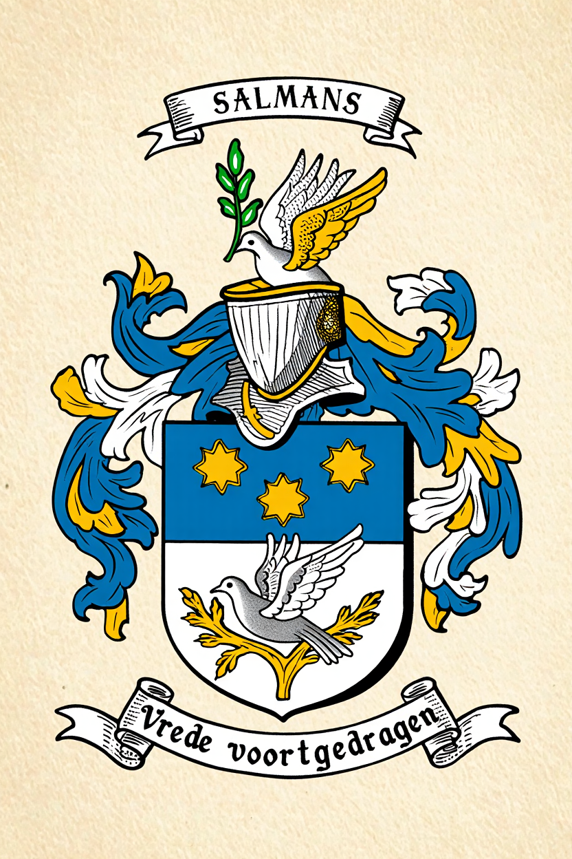 Familiewapen van de achternaam SALMANS