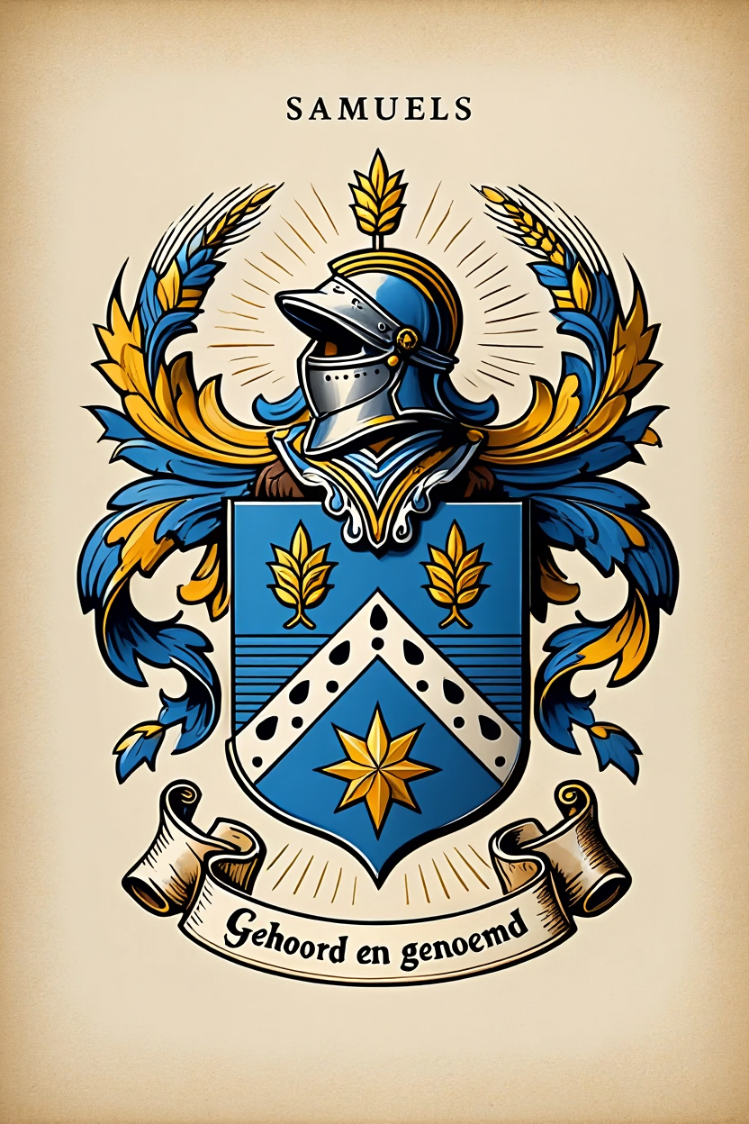 Familiewapen van de achternaam SAMUELS