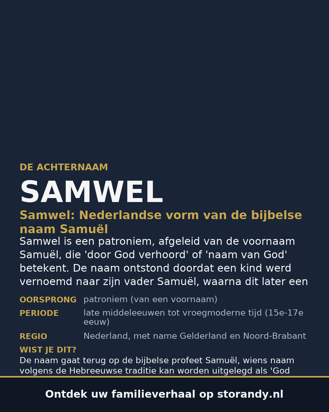 Familiewapen van de achternaam SAMWEL
