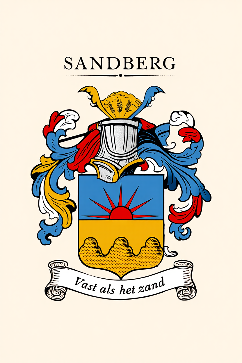 Familiewapen van de achternaam SANDBERG