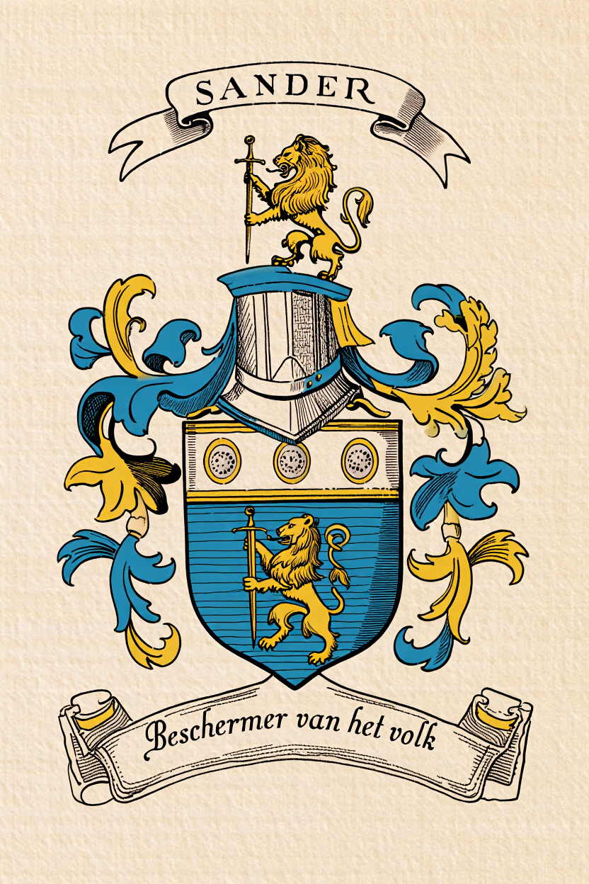 Familiewapen van de achternaam SANDER