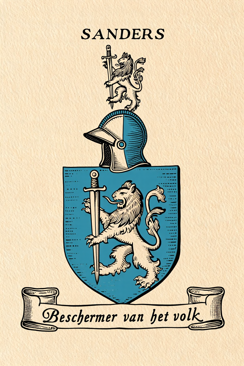 Familiewapen van de achternaam SANDERS
