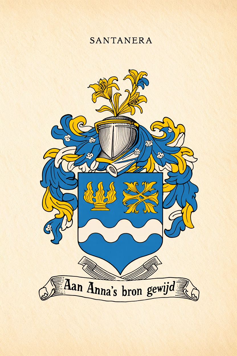 Familiewapen van de achternaam SANTANERA