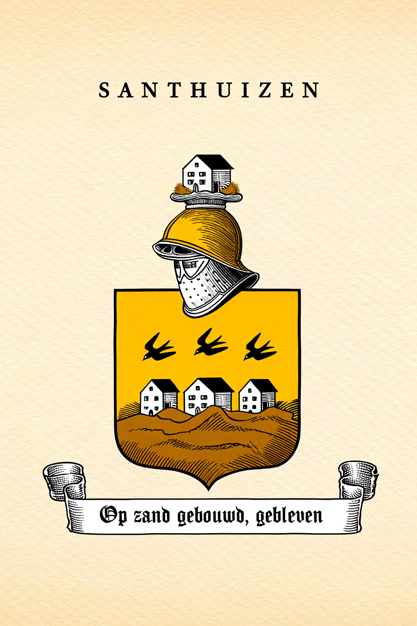 Familiewapen van de achternaam SANTHUIZEN