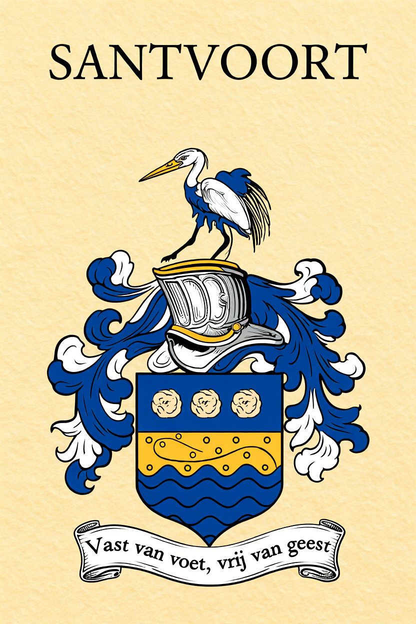 Familiewapen van de achternaam SANTVOORT