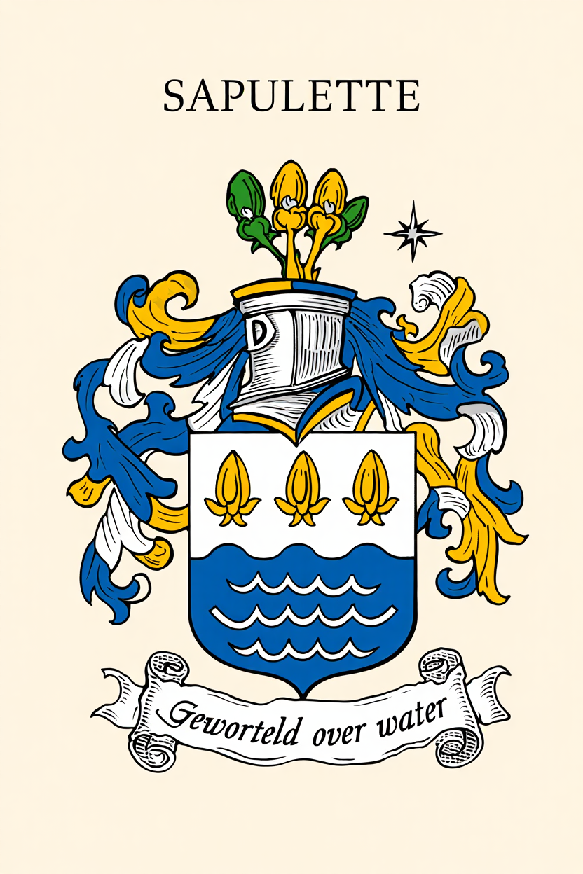 Familiewapen van de achternaam SAPULETTE