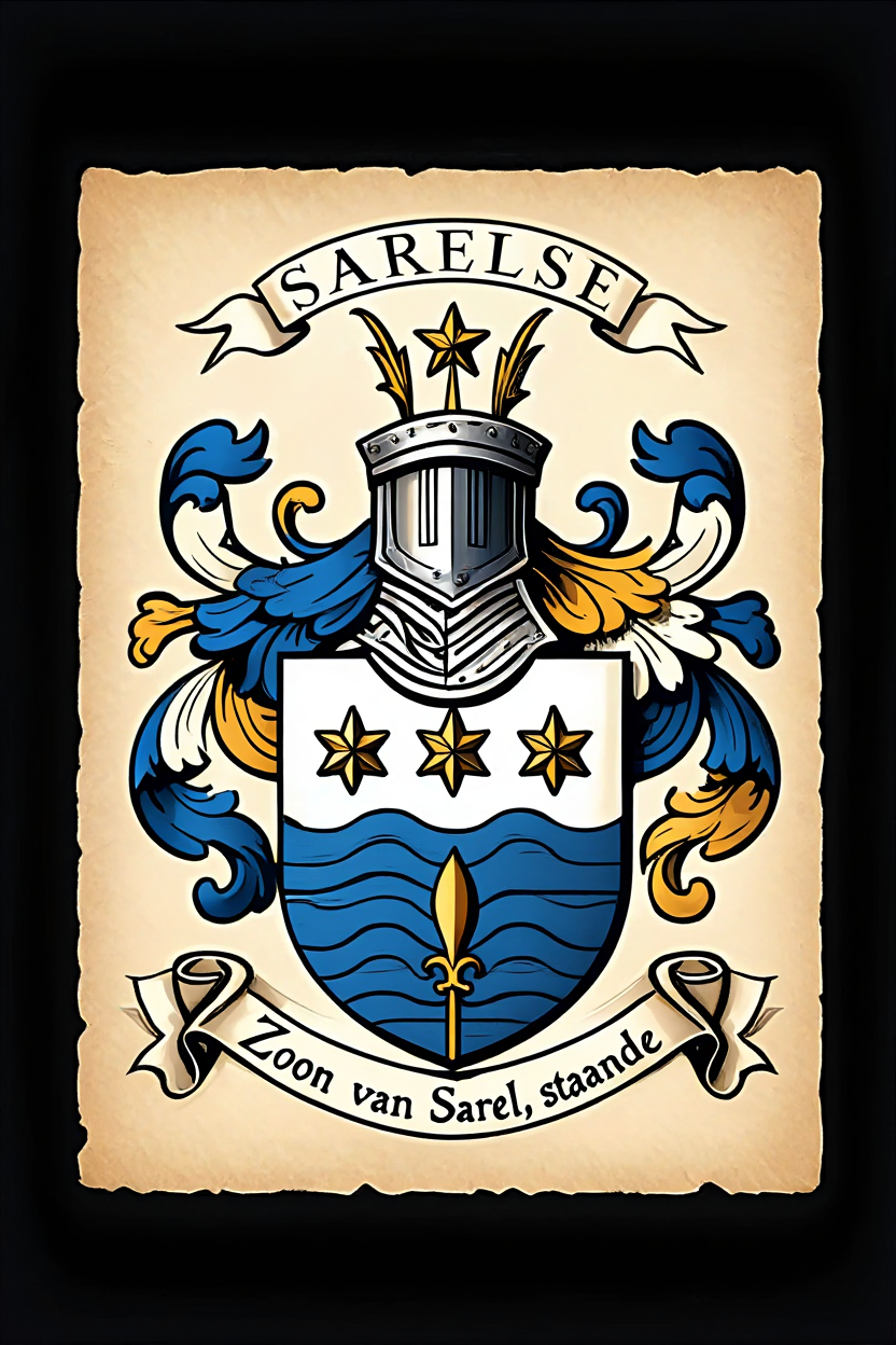 Familiewapen van de achternaam SARELSE