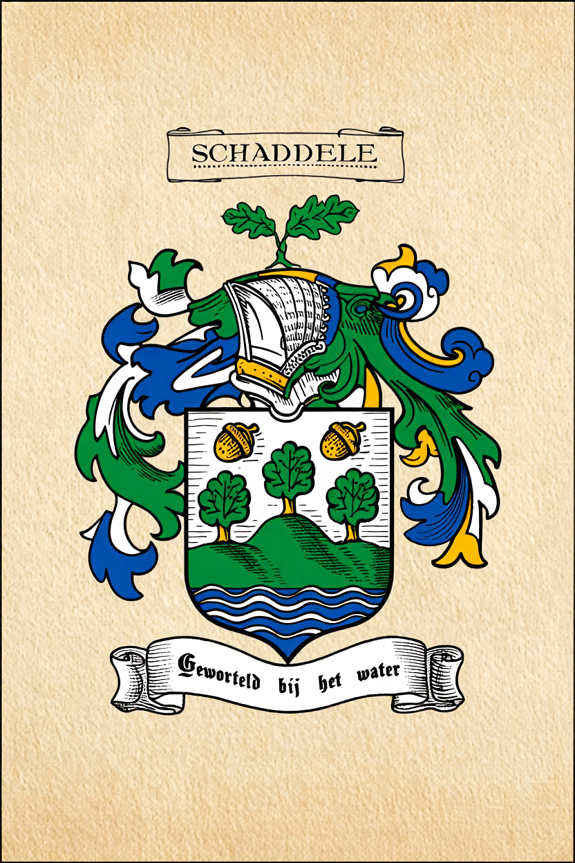 Familiewapen van de achternaam SCHADDELEE