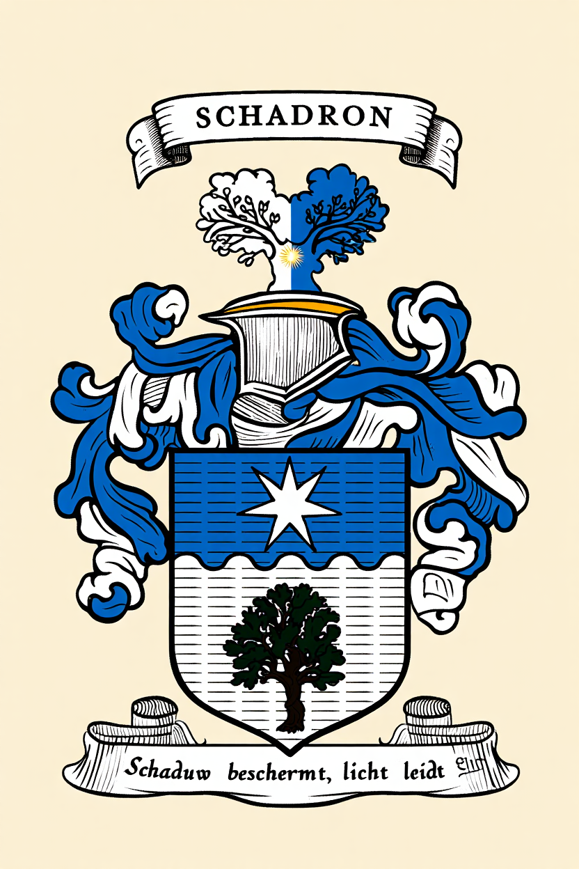 Familiewapen van de achternaam SCHADRON