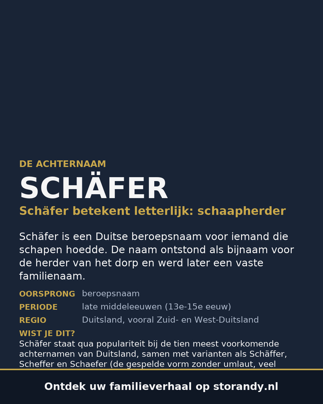 Familiewapen van de achternaam SCHÄFER