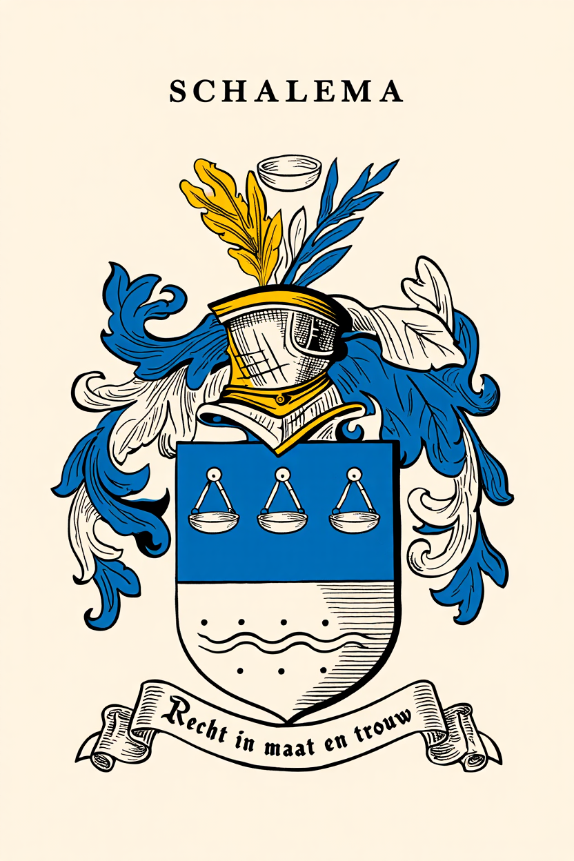 Familiewapen van de achternaam SCHALEMA