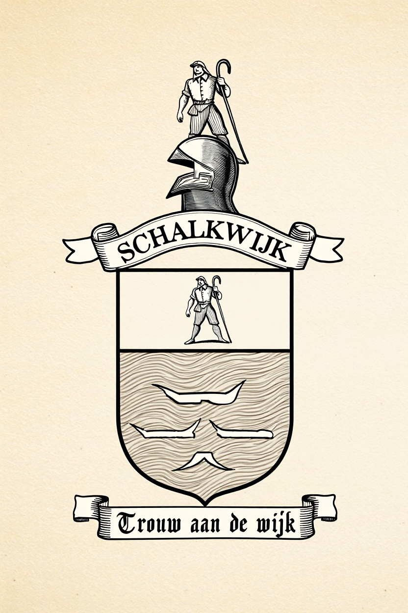 Familiewapen van de achternaam SCHALKWIJK
