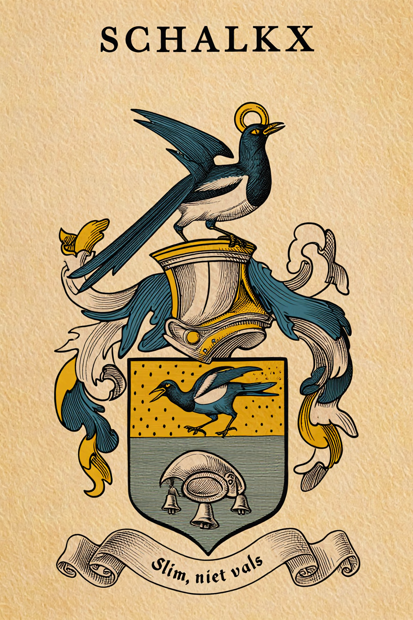 Familiewapen van de achternaam SCHALKX
