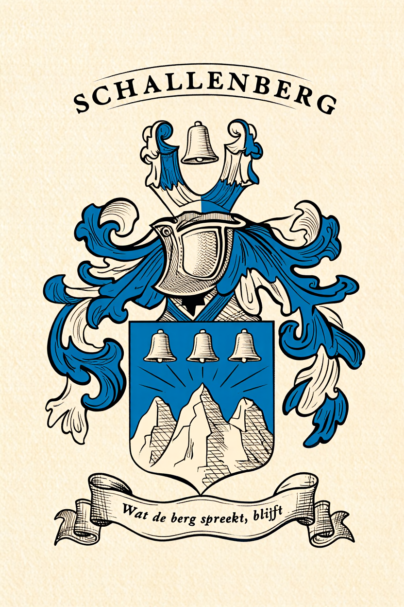 Familiewapen van de achternaam SCHALLENBERG (vergrendeld)