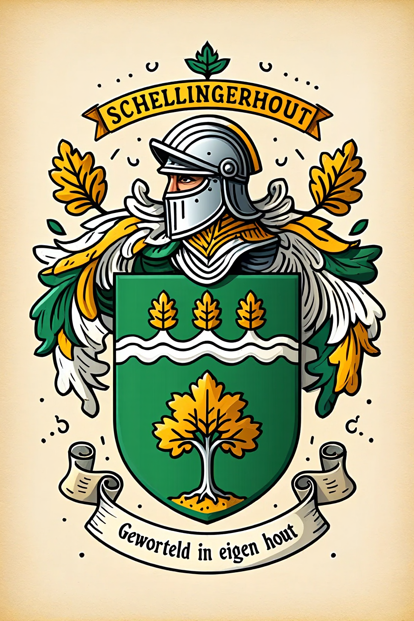 Familiewapen van de achternaam SCHELLINGERHOUT