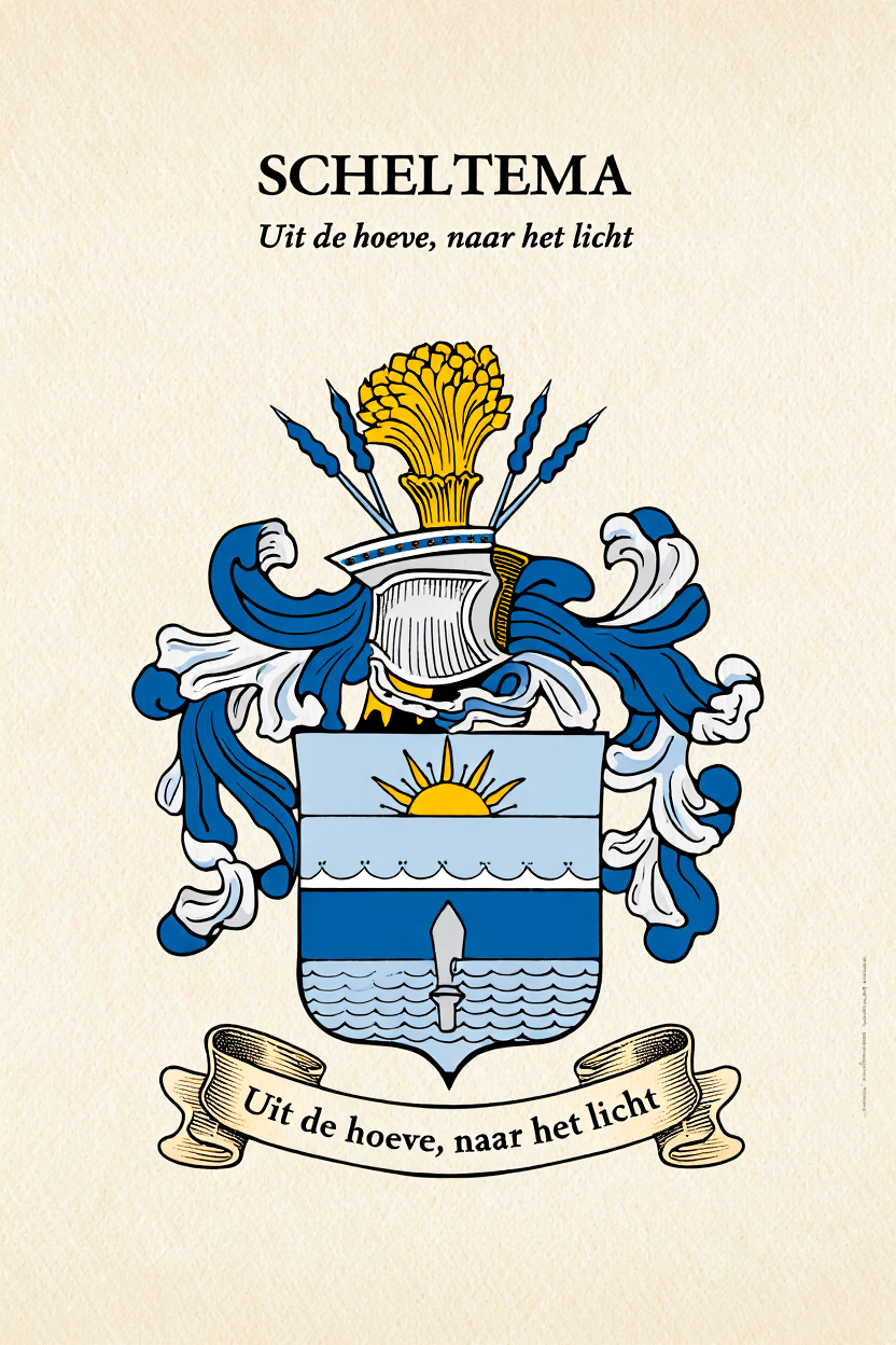 Familiewapen van de achternaam SCHELTEMA