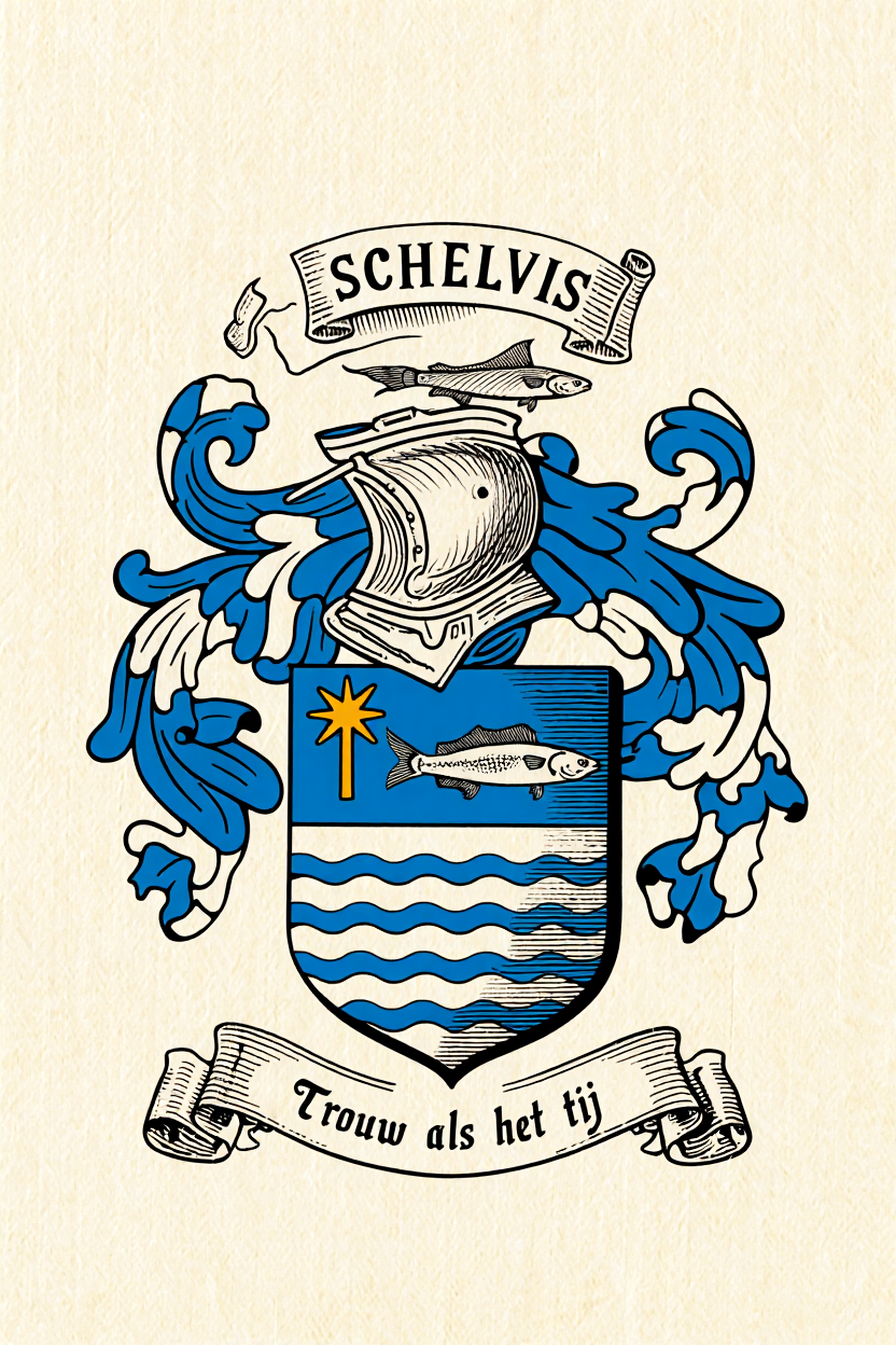 Familiewapen van de achternaam SCHELVIS