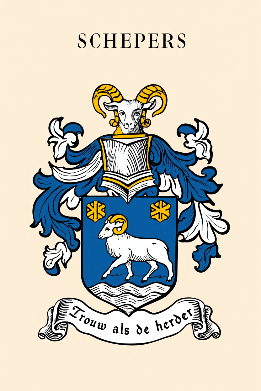 Familiewapen van de achternaam SCHEPERS